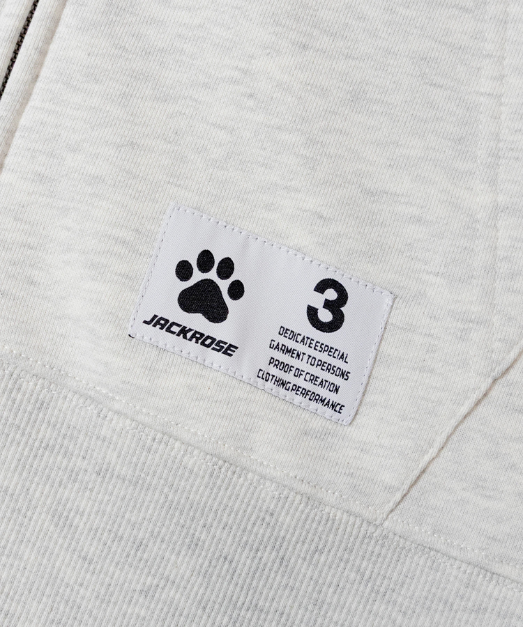 JACKROSE(ジャックローズ) |JE-Yeah.DOG&CAT.Nikukyu-ジップパーカー(MENS/WOMENS)