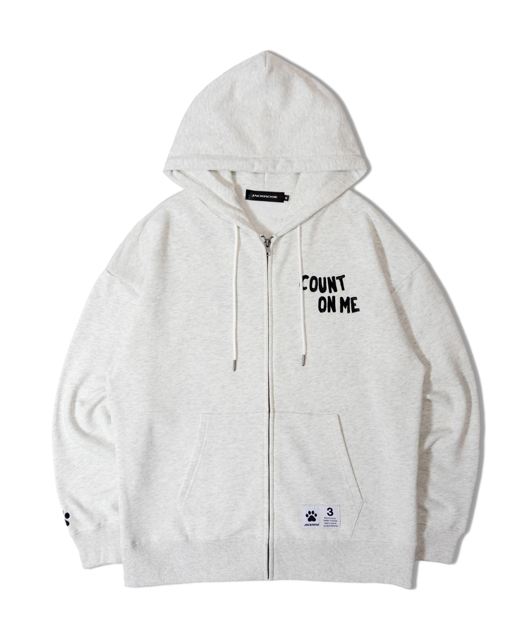 JACKROSE(ジャックローズ) |JE-Yeah.DOG&CAT.Nikukyu-ジップパーカー(MENS/WOMENS)