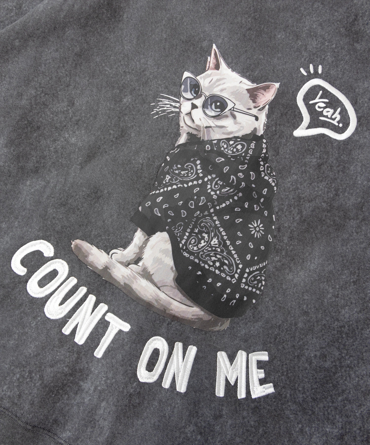 JACKROSE(ジャックローズ) |JE-Yeah.DOG&CAT.Nikukyu-ジップパーカー(MENS/WOMENS)