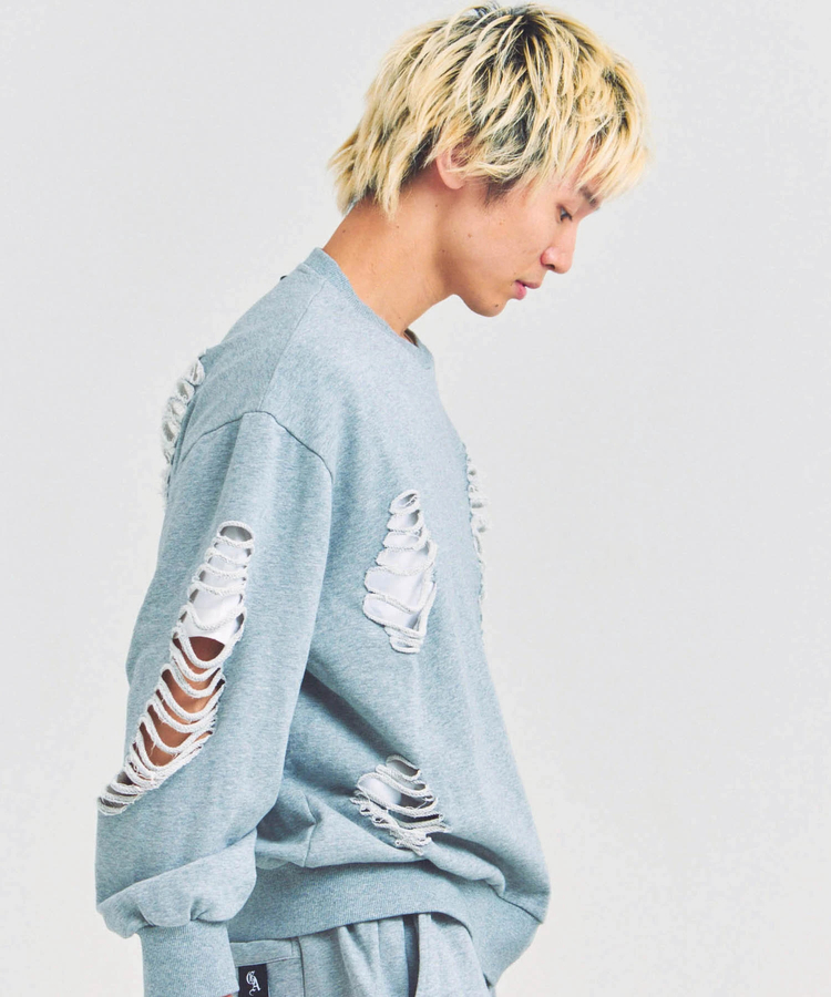 JACKROSE(ジャックローズ) |GA HARD-DAMAGE CREW(MENS)