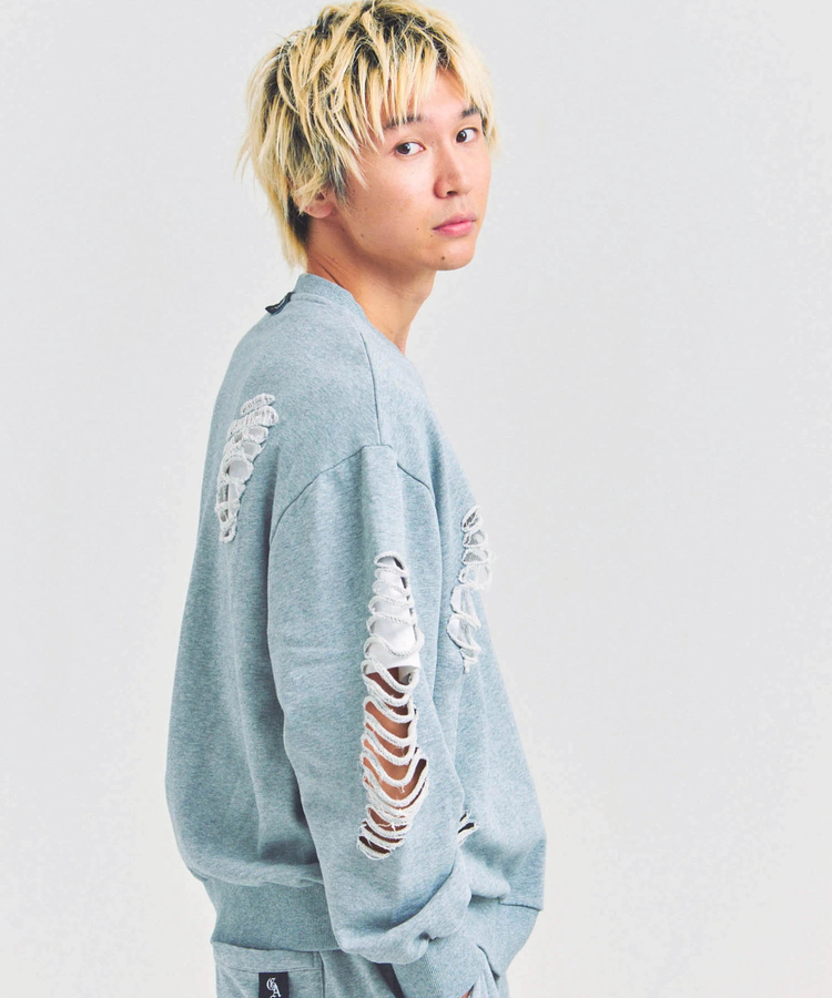 JACKROSE(ジャックローズ) |GA HARD-DAMAGE CREW(MENS)