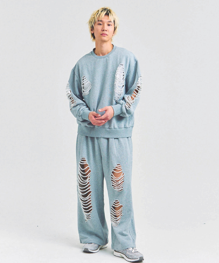 JACKROSE(ジャックローズ) |GA HARD-DAMAGE CREW(MENS)