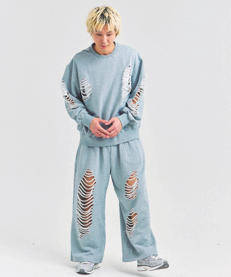 JACKROSE(ジャックローズ) |GA HARD-DAMAGE PANTS(MENS)