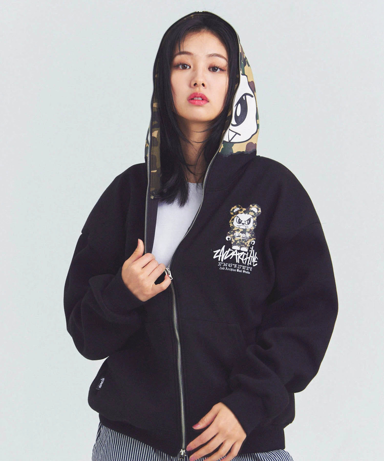 2ND ARCHIVE/セカンドアーカイブ キバBOY ZIPパーカー(MENS