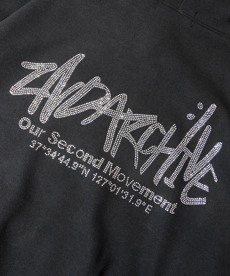 JACKROSE(ジャックローズ) |2ND ARCHIVE/セカンドアーカイブ ラインストーン プルパーカー(MENS)