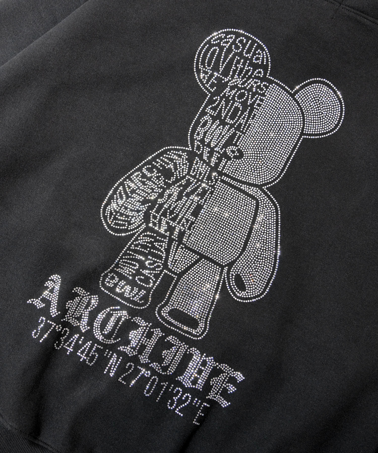 JACKROSE(ジャックローズ) |2ND ARCHIVE/セカンドアーカイブ ラインストーン プルパーカー(MENS)