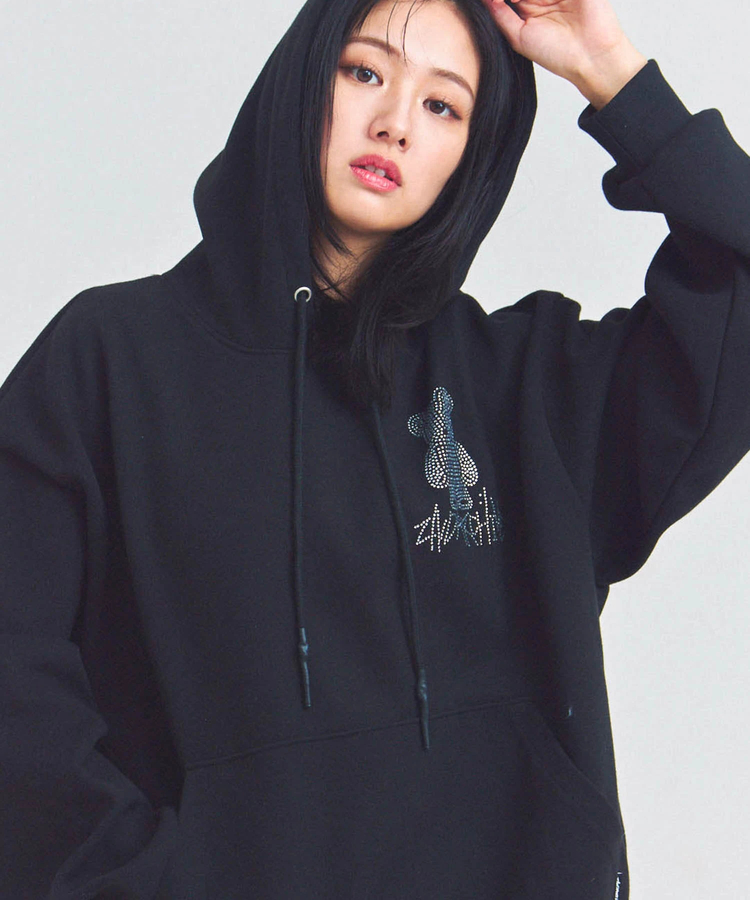 JACKROSE(ジャックローズ) |2ND ARCHIVE/セカンドアーカイブ ラインストーン プルパーカー(MENS)