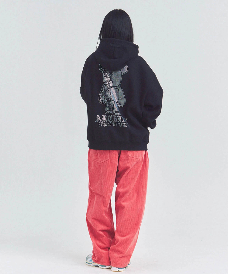 2ND ARCHIVE/セカンドアーカイブ ラインストーン プルパーカー(MENS