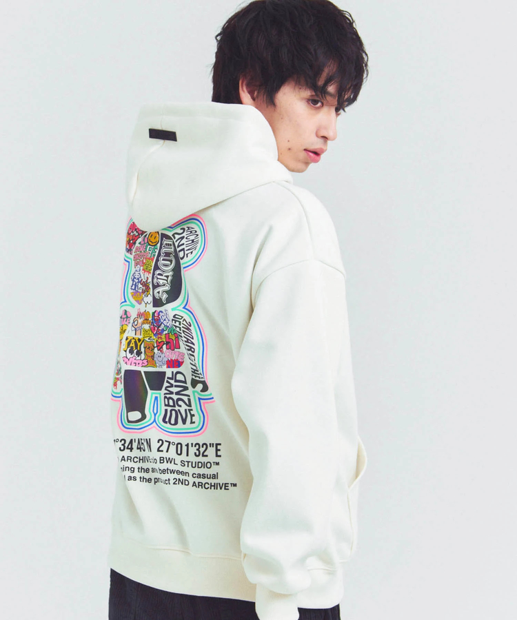 JACKROSE(ジャックローズ) |2ND ARCHIVE/セカンドアーカイブ リフレクター プルパーカー(MENS)