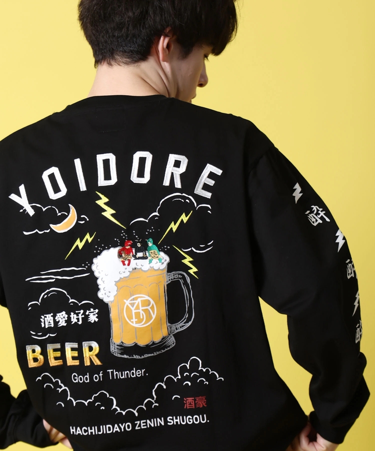 JACKROSE(ジャックローズ) |YOIDORE/酔いどれ KAMINARISAMAロンTEE(MENS)