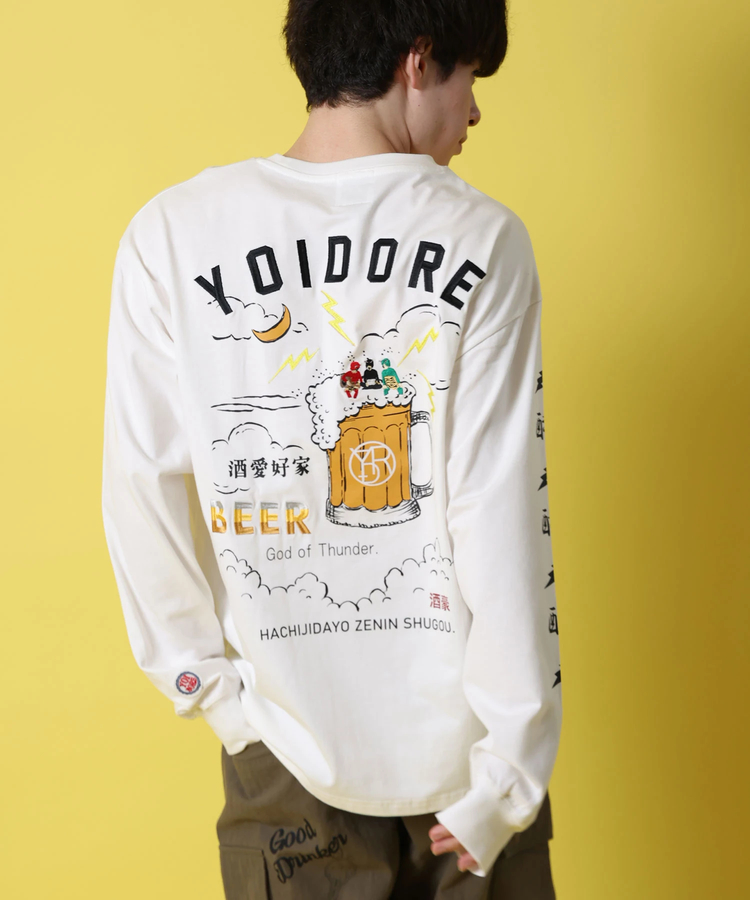 JACKROSE(ジャックローズ) |YOIDORE/酔いどれ KAMINARISAMAロンTEE(MENS)