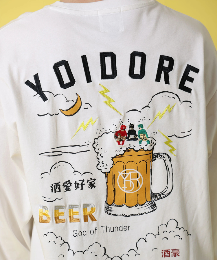 JACKROSE(ジャックローズ) |YOIDORE/酔いどれ KAMINARISAMAロンTEE(MENS)