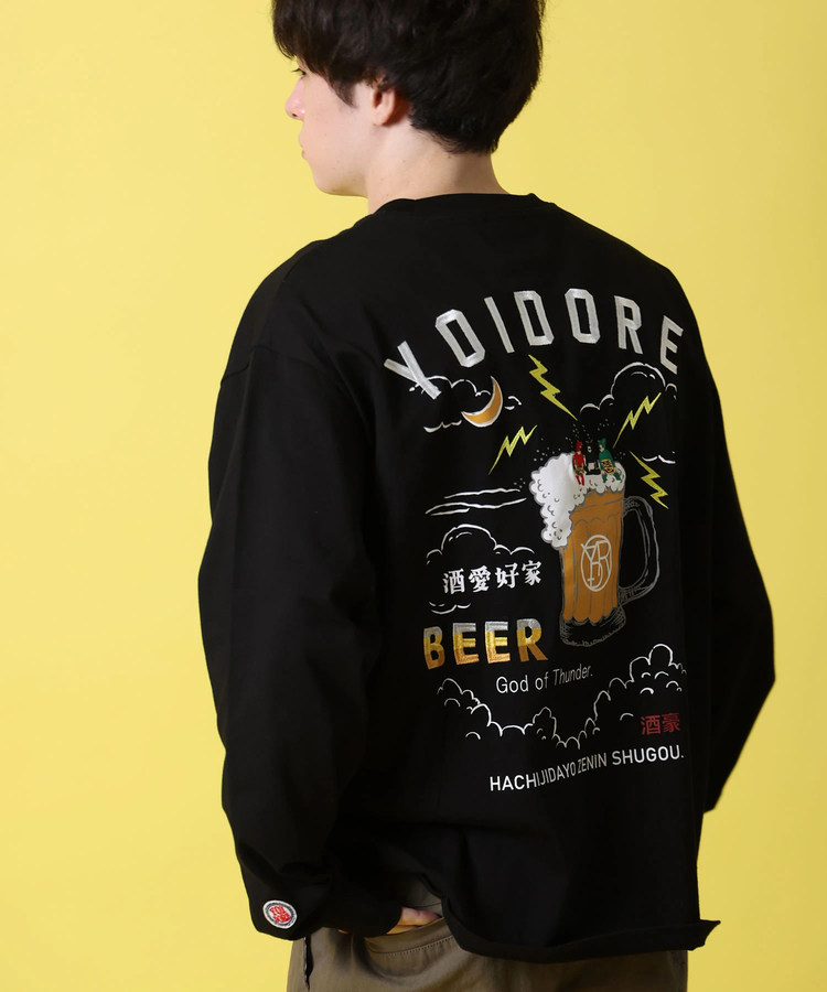 JACKROSE(ジャックローズ) |YOIDORE/酔いどれ KAMINARISAMAロンTEE(MENS)