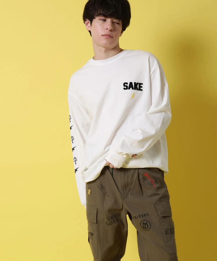 JACKROSE(ジャックローズ) |YOIDORE/酔いどれ KAMINARISAMAロンTEE(MENS)