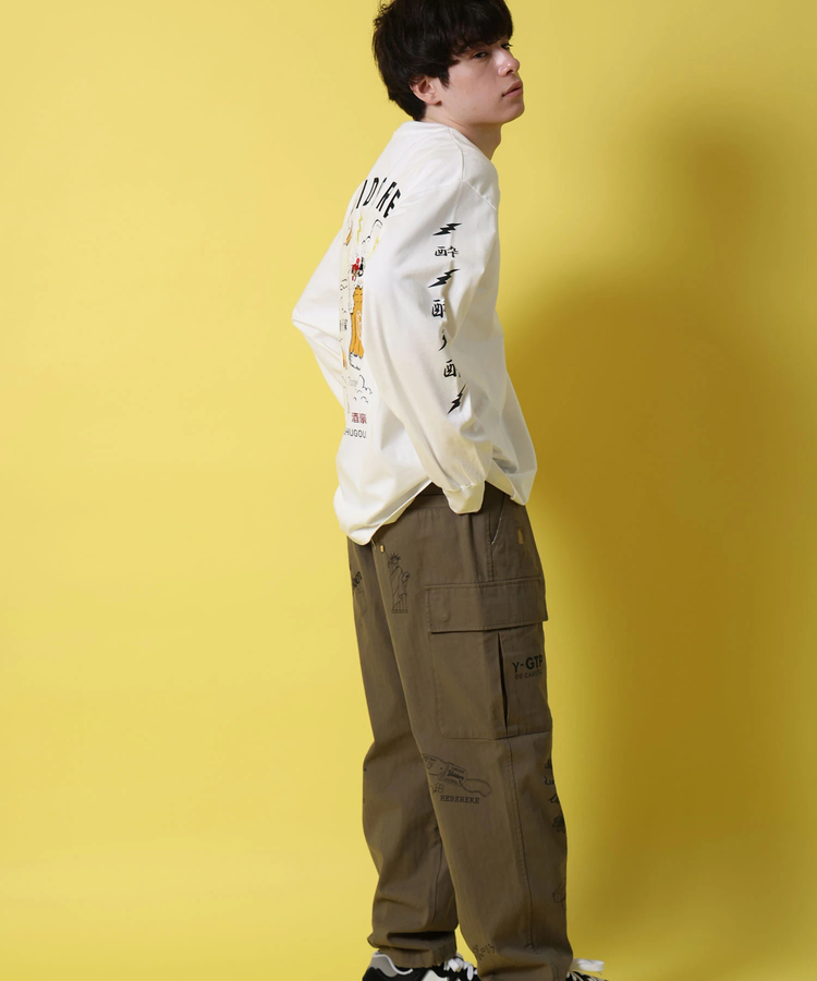 JACKROSE(ジャックローズ) |YOIDORE/酔いどれ KAMINARISAMAロンTEE(MENS)