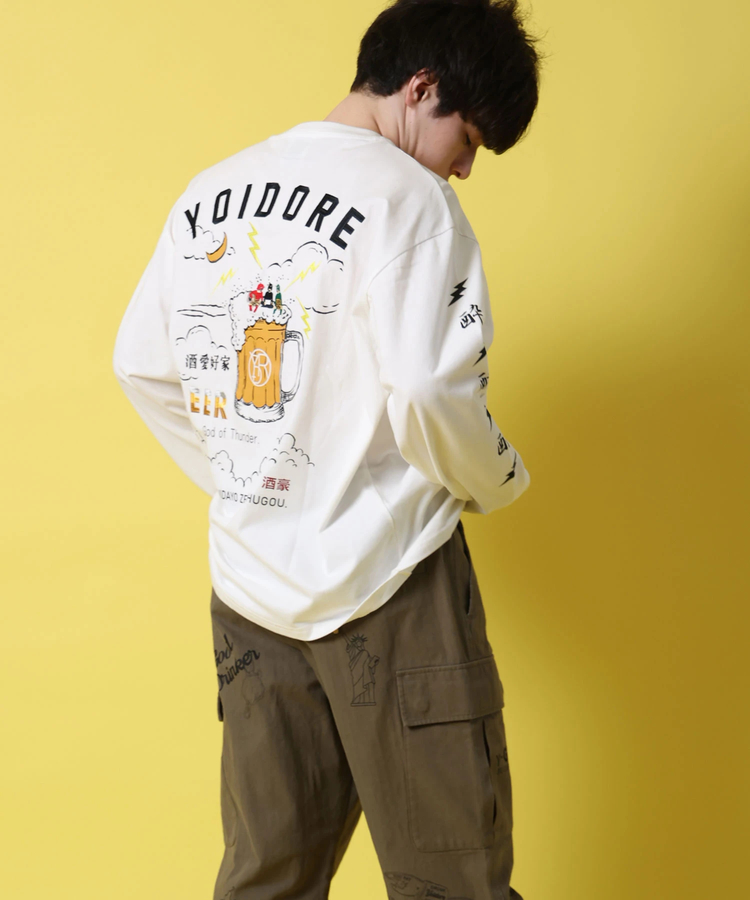 JACKROSE(ジャックローズ) |YOIDORE/酔いどれ KAMINARISAMAロンTEE(MENS)