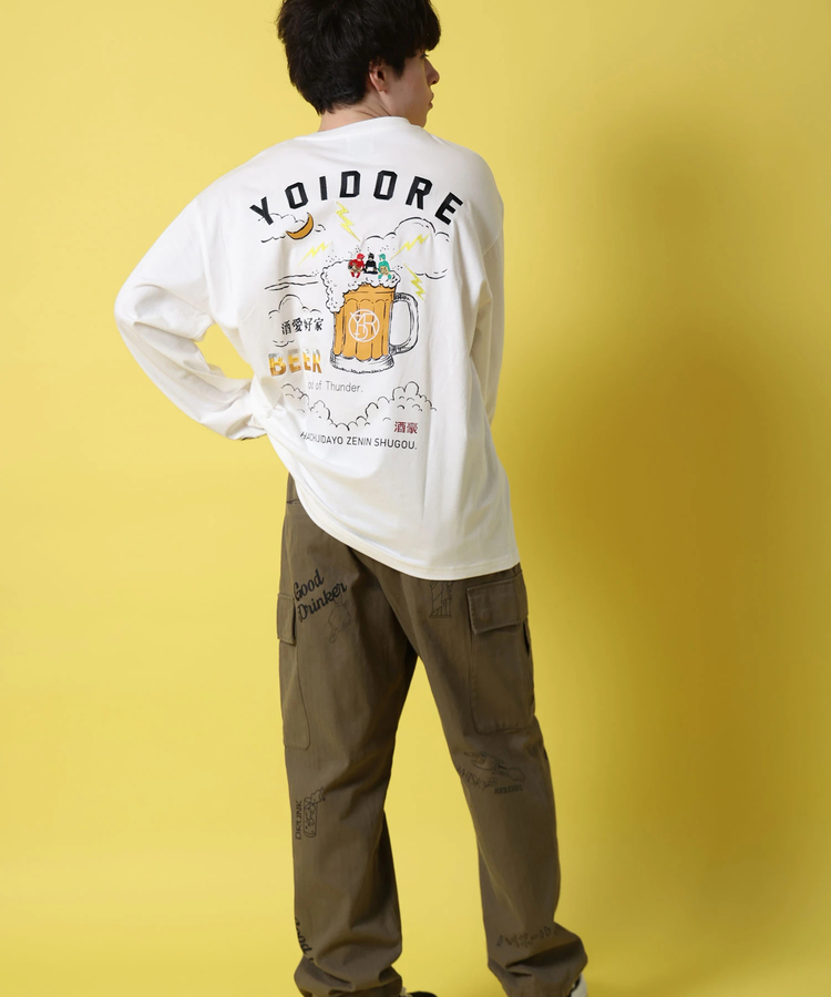 JACKROSE(ジャックローズ) |YOIDORE/酔いどれ KAMINARISAMAロンTEE(MENS)