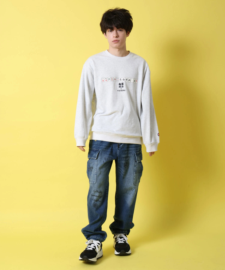 JACKROSE(ジャックローズ) |YOIDORE/酔いどれ 国士無双 コラボ クルーネックスウェット(MENS)