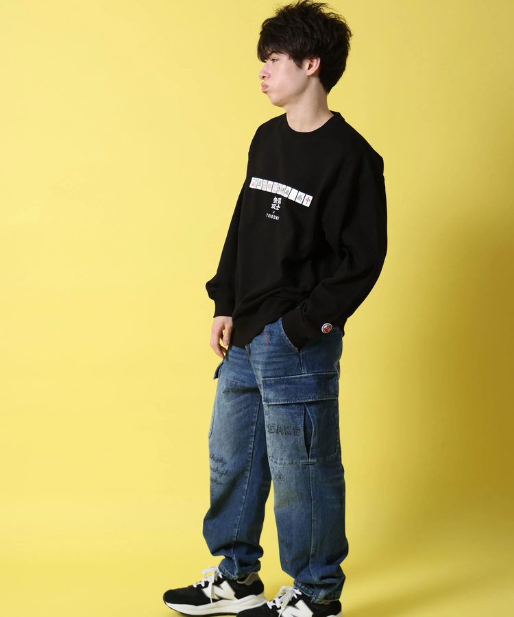 JACKROSE(ジャックローズ) |YOIDORE/酔いどれ 国士無双 コラボ クルーネックスウェット(MENS)