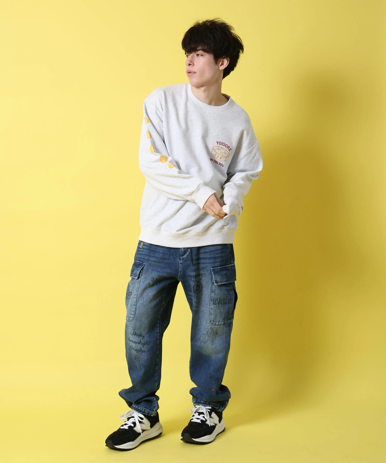 JACKROSE(ジャックローズ) |YOIDORE/酔いどれ ジンディンロウ コラボ クルーネックスウェット(MENS)