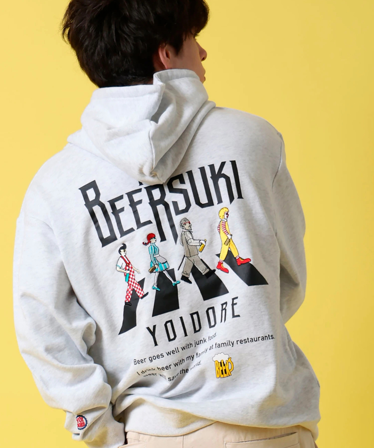 JACKROSE(ジャックローズ) |YOIDORE/酔いどれ ビール好き スウェットパーカー(MENS)