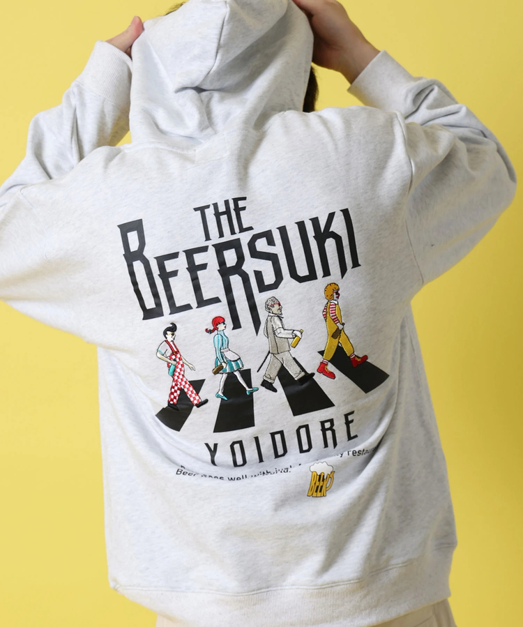 JACKROSE(ジャックローズ) |YOIDORE/酔いどれ ビール好き スウェットパーカー(MENS)