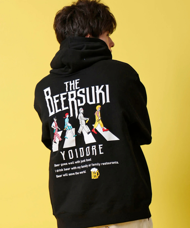 JACKROSE(ジャックローズ) |YOIDORE/酔いどれ ビール好き スウェットパーカー(MENS)