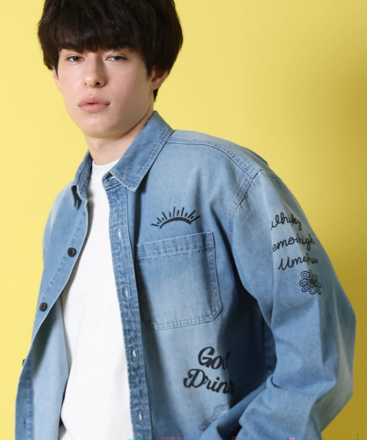 JACKROSE(ジャックローズ) |YOIDORE/酔いどれ ヴィンテージ栓抜きらくがきシャツ LS(MENS)