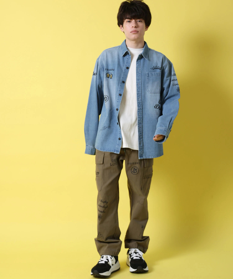 JACKROSE(ジャックローズ) |YOIDORE/酔いどれ ヴィンテージ栓抜きらくがきシャツ LS(MENS)