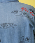 JACKROSE(ジャックローズ) |YOIDORE/酔いどれ ヴィンテージ栓抜きらくがきシャツ LS(MENS)