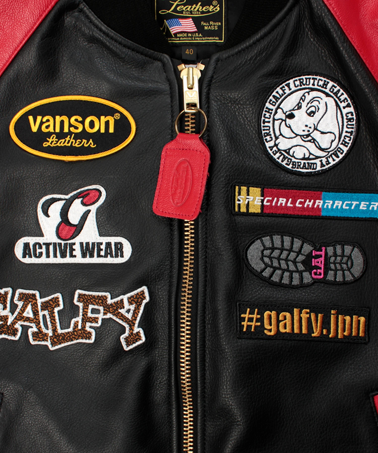 JACKROSE(ジャックローズ) |【VANSON×GALFY×JACKROSE】犬星TJP LEATHER JACKET(MENS)