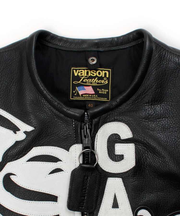 JACKROSE(ジャックローズ) |【VANSON×GALFY×JACKROSE】犬骨LEATHER JACKET(MENS)