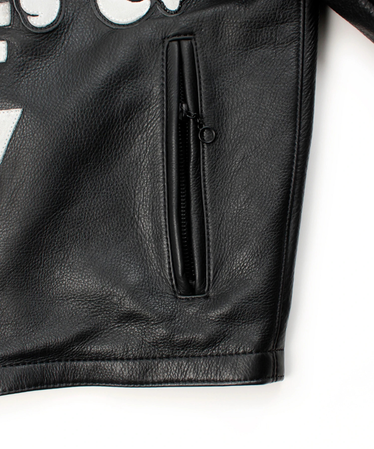 JACKROSE(ジャックローズ) |【VANSON×GALFY×JACKROSE】犬骨LEATHER JACKET(MENS)