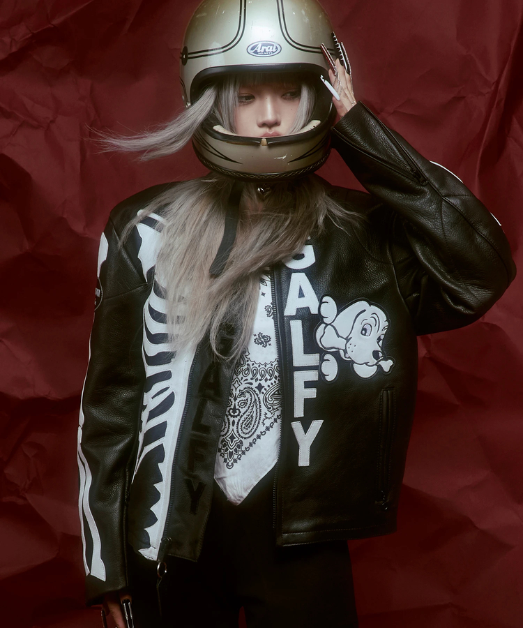 JACKROSE(ジャックローズ) |【VANSON×GALFY×JACKROSE】犬骨LEATHER JACKET(MENS)