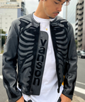 JACKROSE(ジャックローズ) |【VANSON×JACKROSE】BLACK BONE LEATHER JACKET(MENS)