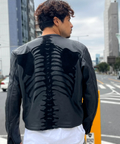 JACKROSE(ジャックローズ) |【VANSON×JACKROSE】BLACK BONE LEATHER JACKET(MENS)
