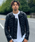 JACKROSE(ジャックローズ) |【VANSON×JACKROSE】BLACK BONE LEATHER JACKET(MENS)