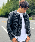 JACKROSE(ジャックローズ) |【VANSON×JACKROSE】BLACK BONE LEATHER JACKET(MENS)