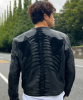 JACKROSE(ジャックローズ) |【VANSON×JACKROSE】BLACK BONE LEATHER JACKET(MENS)
