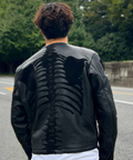 JACKROSE(ジャックローズ) |【VANSON×JACKROSE】BLACK BONE LEATHER JACKET(MENS)