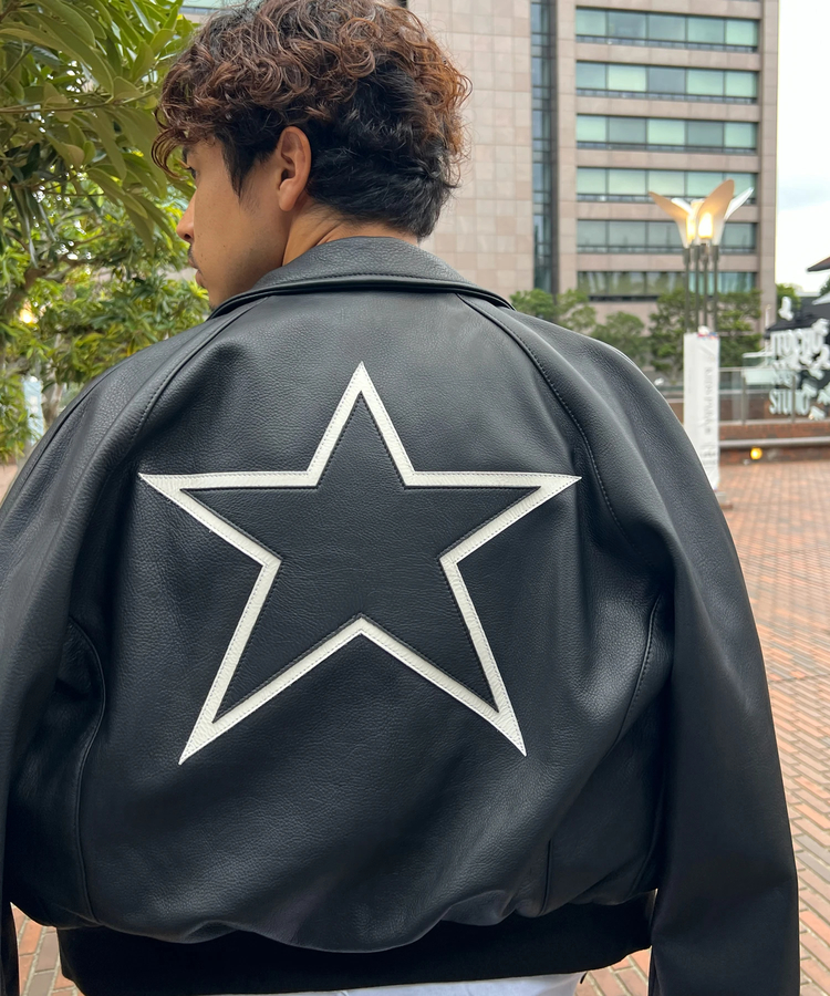 JACKROSE(ジャックローズ) |【VANSON×JACKROSE】TJC ONE STAR LEATHER JACKET(MENS)