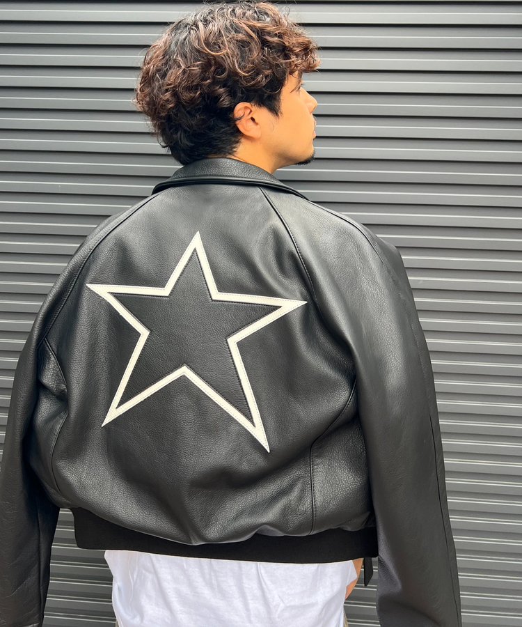 JACKROSE(ジャックローズ) |【VANSON×JACKROSE】TJC ONE STAR LEATHER JACKET(MENS)