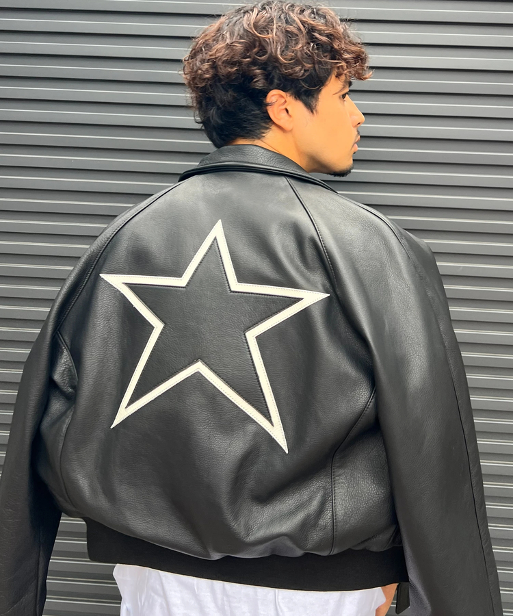 JACKROSE(ジャックローズ) |【VANSON×JACKROSE】TJC ONE STAR LEATHER JACKET(MENS)