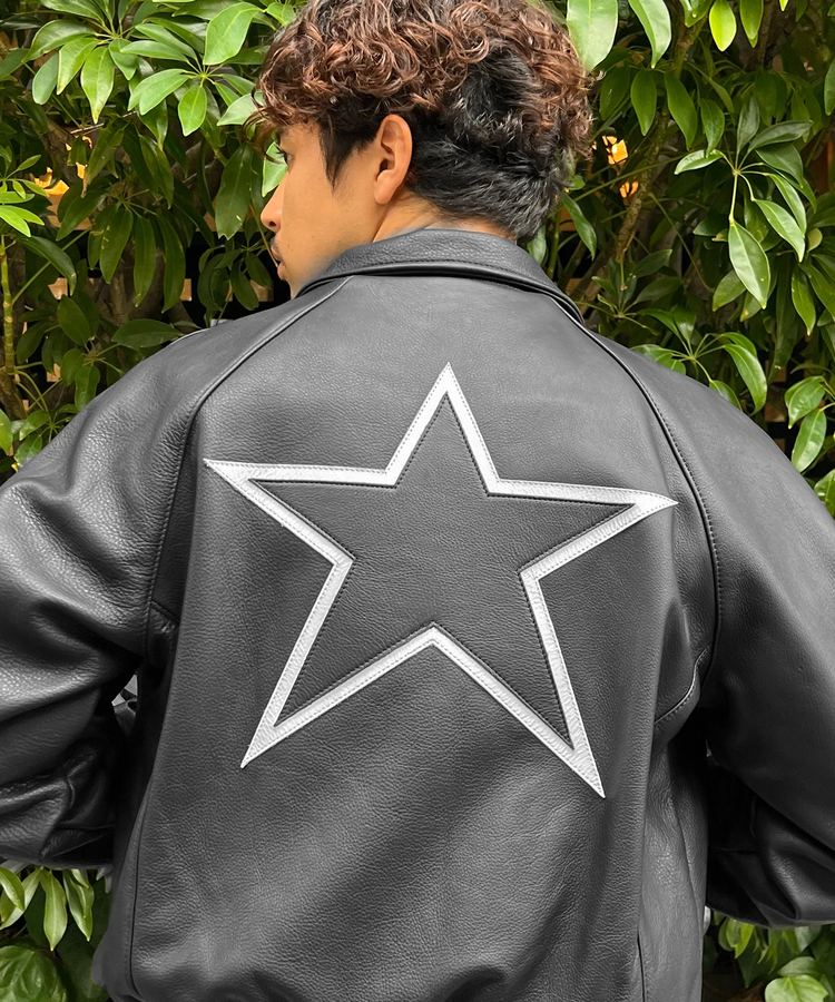 JACKROSE(ジャックローズ) |【VANSON×JACKROSE】TJC ONE STAR LEATHER JACKET(MENS)