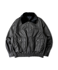 JACKROSE(ジャックローズ) |JE-ビンテージPU 衿ファー脱着フライトブルゾン(MENS)