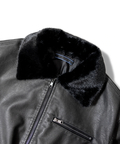 JACKROSE(ジャックローズ) |JE-ビンテージPU 衿ファー脱着フライトブルゾン(MENS)