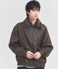 JACKROSE(ジャックローズ) |JE-ビンテージPU 衿ファー脱着フライトブルゾン(MENS)