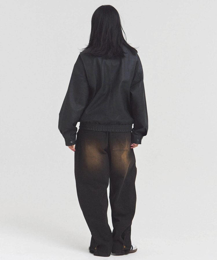 JACKROSE(ジャックローズ) |JE-ビンテージPU 衿ファー脱着フライトブルゾン(MENS)