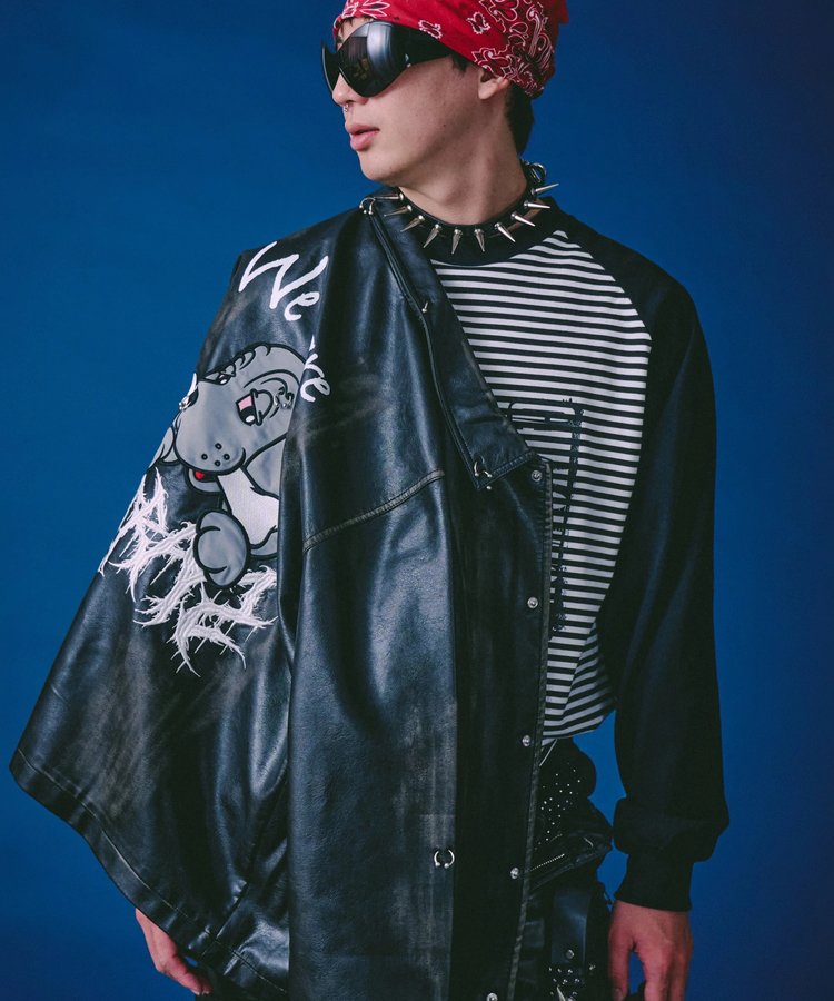 JACKROSE(ジャックローズ) |GALFY/ガルフィー バチバチピアスPUコーチ(MENS)