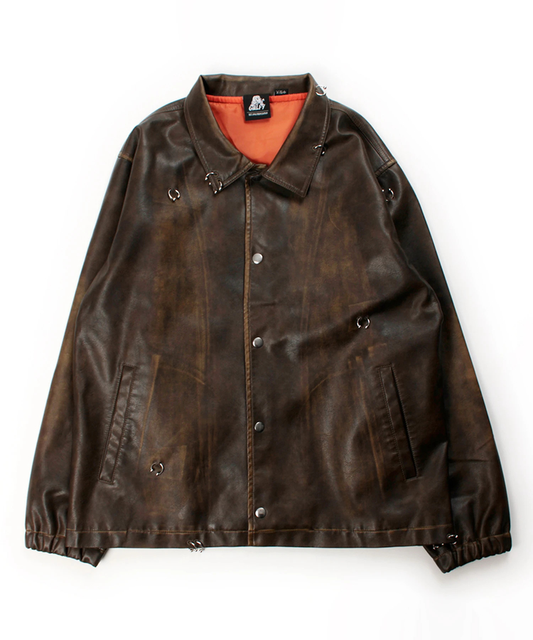 JACKROSE(ジャックローズ) |GALFY/ガルフィー バチバチピアスPUコーチ(MENS)